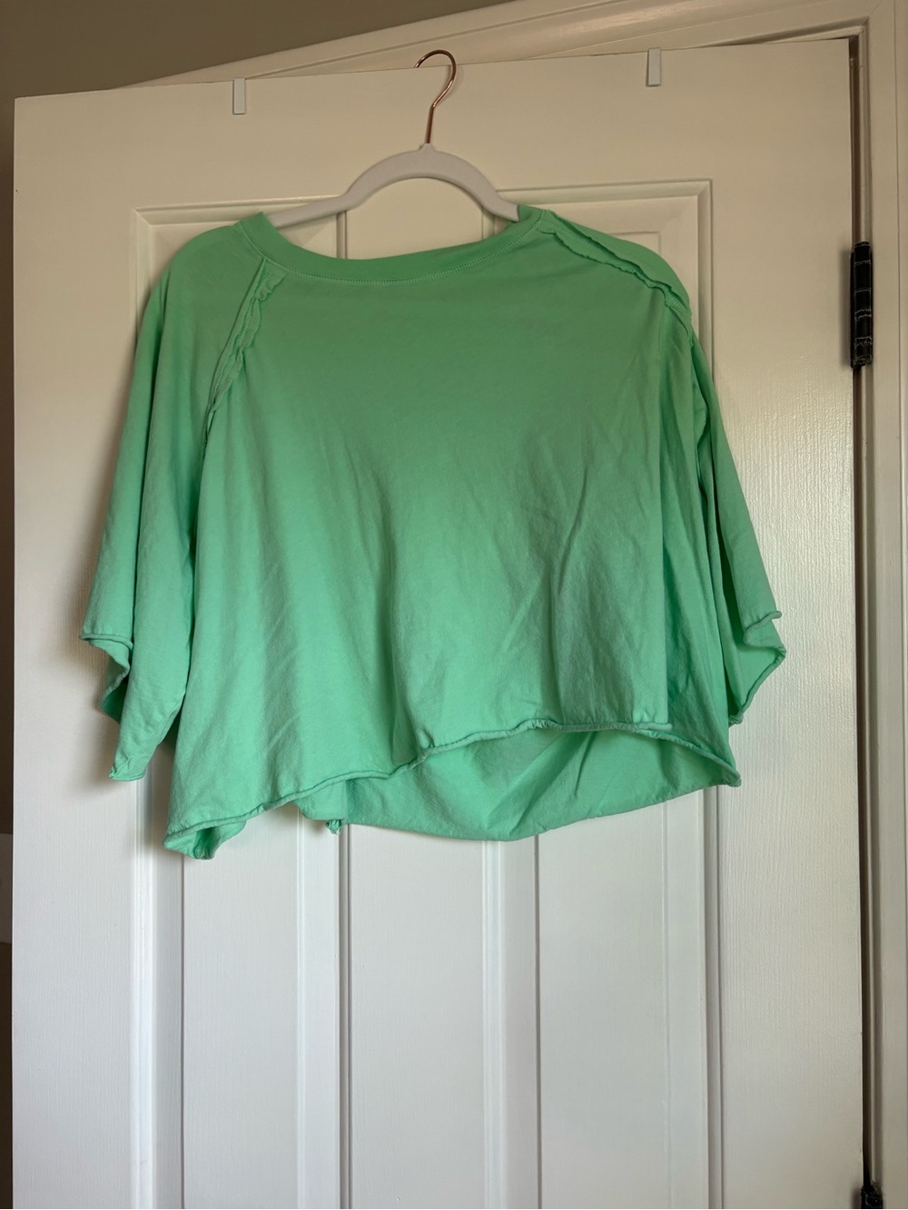 Lightweight Mint Green Cropped Top